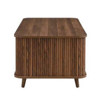 Table basse Christopher Knight Home Nova multi-rangements avec portes coulissantes et tiroir