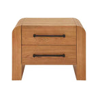 Table de chevet moderne Christopher Knight Home Arleston 28,50 avec 2 tiroirs