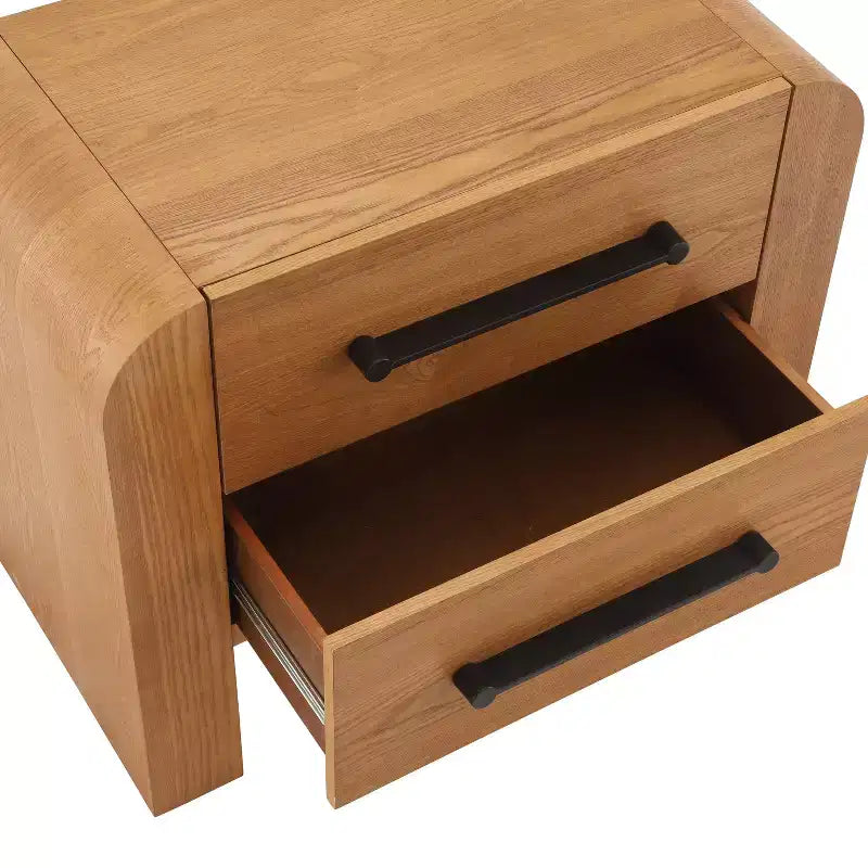 Table de chevet moderne Christopher Knight Home Arleston 28,50 avec 2 tiroirs