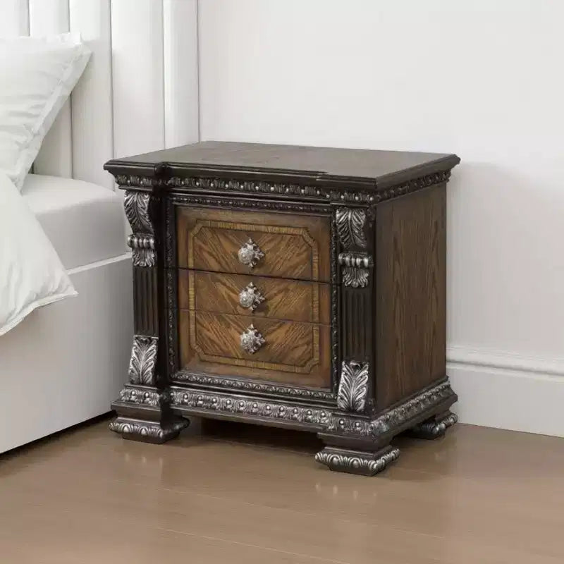 Royal Hampton Nightstand, Hidden Drawer USB A-C, 30 Inch