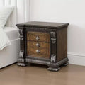 Royal Hampton Nightstand, Hidden Drawer USB A-C, 30 Inch
