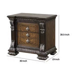 Table de chevet Royal Hampton, tiroir caché USB A-C, 76 cm