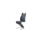 Chaise de salle à manger grise HomeStock