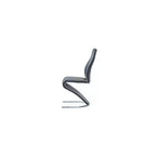 Chaise de salle à manger grise HomeStock