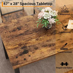 Ensemble table et chaises de cuisine modernes pour 4, avec banc et chaises, ensemble de table de cuisine avec étagère de rangement pour salle à manger/ferme/cuisine/appartement