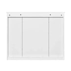 FAMYYT Armoire à pharmacie rectangulaire de 34 po L x 28 po H à montage en surface avec miroir et étagères réglables