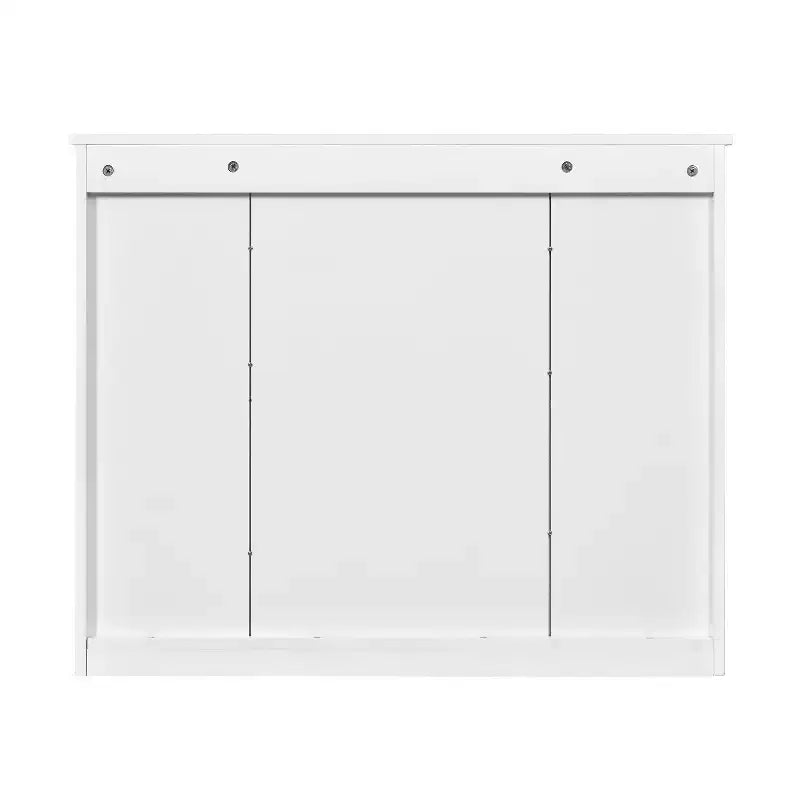 FAMYYT Armoire à pharmacie rectangulaire de 34 po L x 28 po H à montage en surface avec miroir et étagères réglables