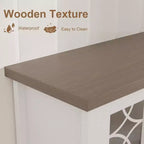 Meuble TV de Ferme pour TV 70 Pouces, Meuble TV Rétro avec 3 Tiroirs et 2 Portes de Rangement, Table Console TV en Bois pour Salon