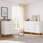 Commode en bois, meuble de rangement vertical moderne avec dispositif anti-basculement, convient aux chambres à coucher, salons et couloirs.