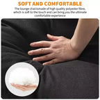 Fauteuil d'appoint Sling avec cadre en métal, fauteuil de salon moderne et confortable, fauteuil de lecture rembourré avec coussin en mousse déchiquetée, fauteuil surdimensionné et confortable