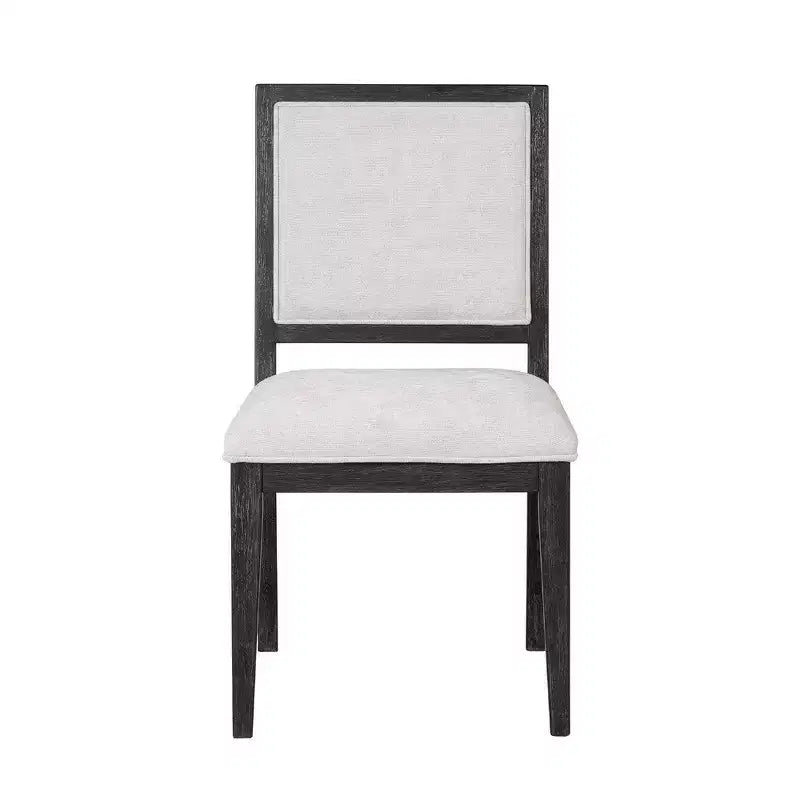 Lot de 2 chaises de salle à manger Royal Hampton, style campagnard, en bois noir