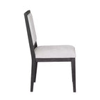Lot de 2 chaises de salle à manger Royal Hampton, style campagnard, en bois noir