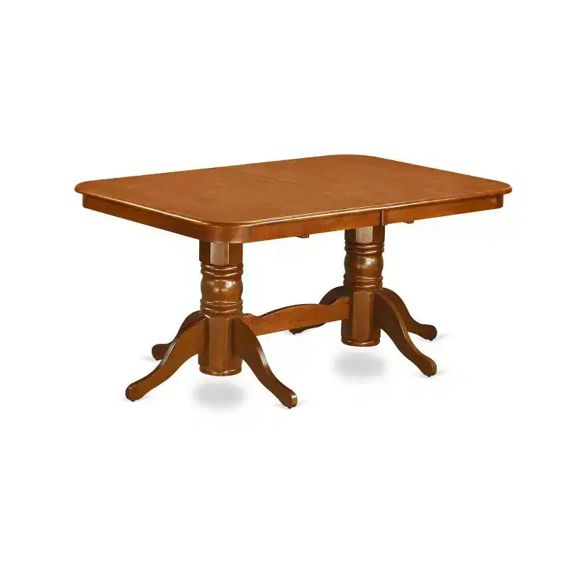 Ensemble de salle à manger Table et chaises en bois massif fabriquées à la main avec rallonge