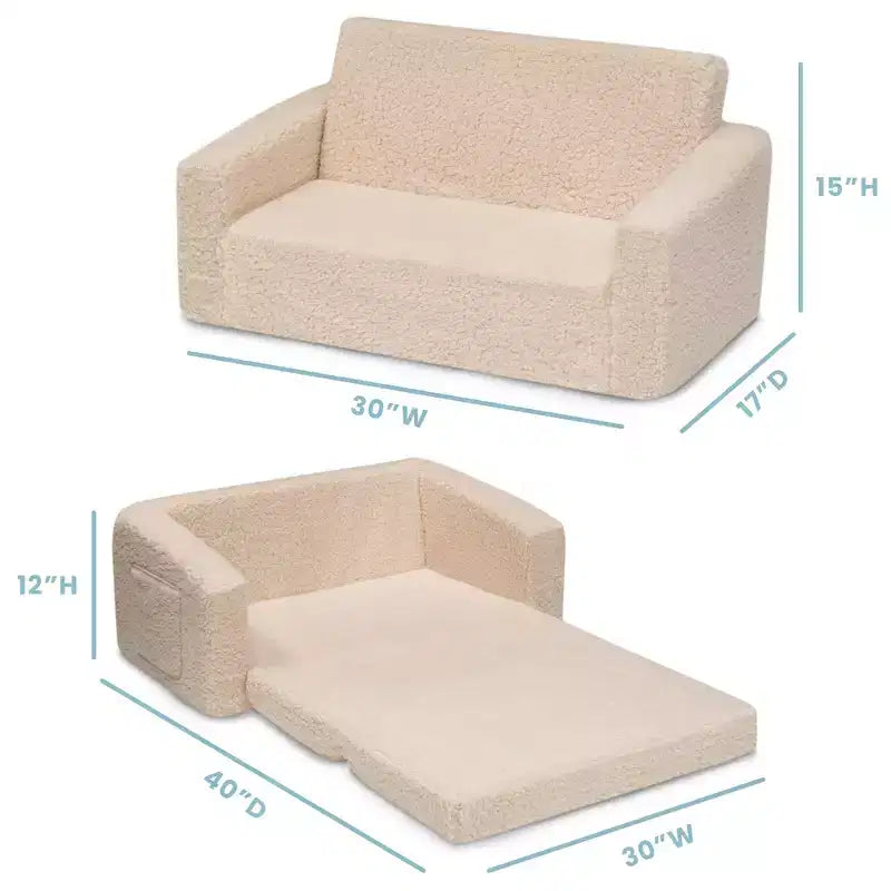 Delta Children Canapé convertible enfant Cozee