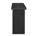 Console d'entrée moderne avec plateau flottant, table de couloir étroite en placage de frêne pour salon, foyer ou entrée - Panipeachy