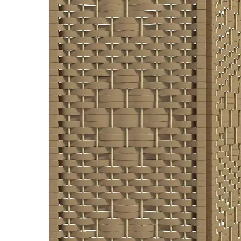Paravent pliant à 6 panneaux, séparateur de pièce portable en fibre ondulée pour bureau à domicile