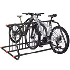 Support de rangement pour vélos au sol, robuste, 5/10 places, en acier, pour garages, magasins, écoles, solide et facile à assembler
