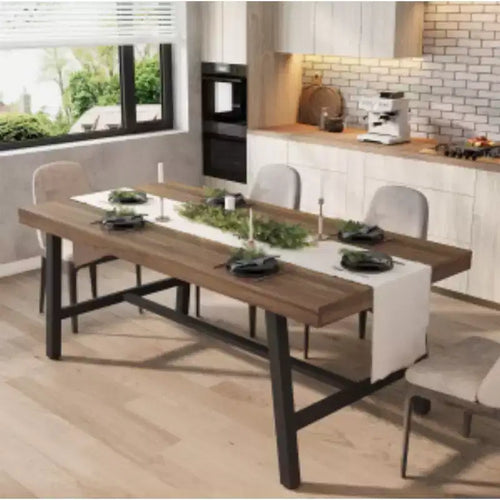 1-Piece Industrial Style Rectangular Dining Table