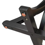 JVNOXK59.8'' Console en bois avec plateau en placage de chêne, Table d'entrée de ferme avec pieds incurvés élancés en bois d'hévéa, Noir