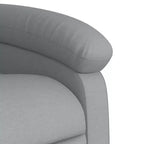 vidaXL Fauteuil inclinable de massage – Dossier inclinable manuel gris clair