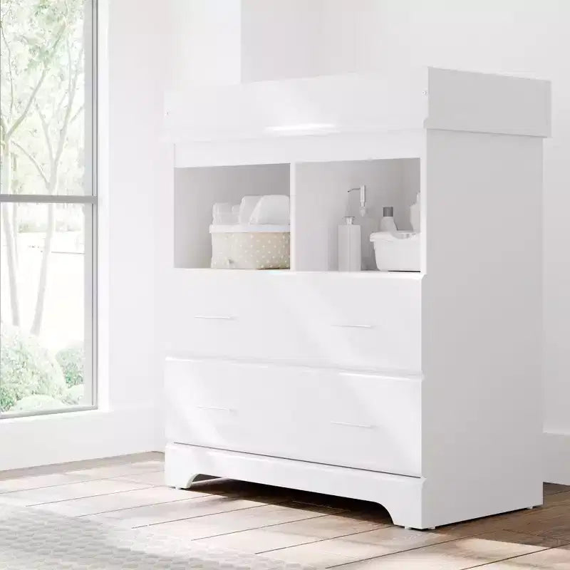 Commode à langer 2 tiroirs Storkcraft Brookside