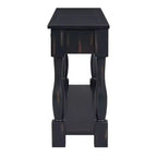 Whisen Console Longue Rectangulaire en Bois de Style Méditerranéen avec Tiroirs et Étagère