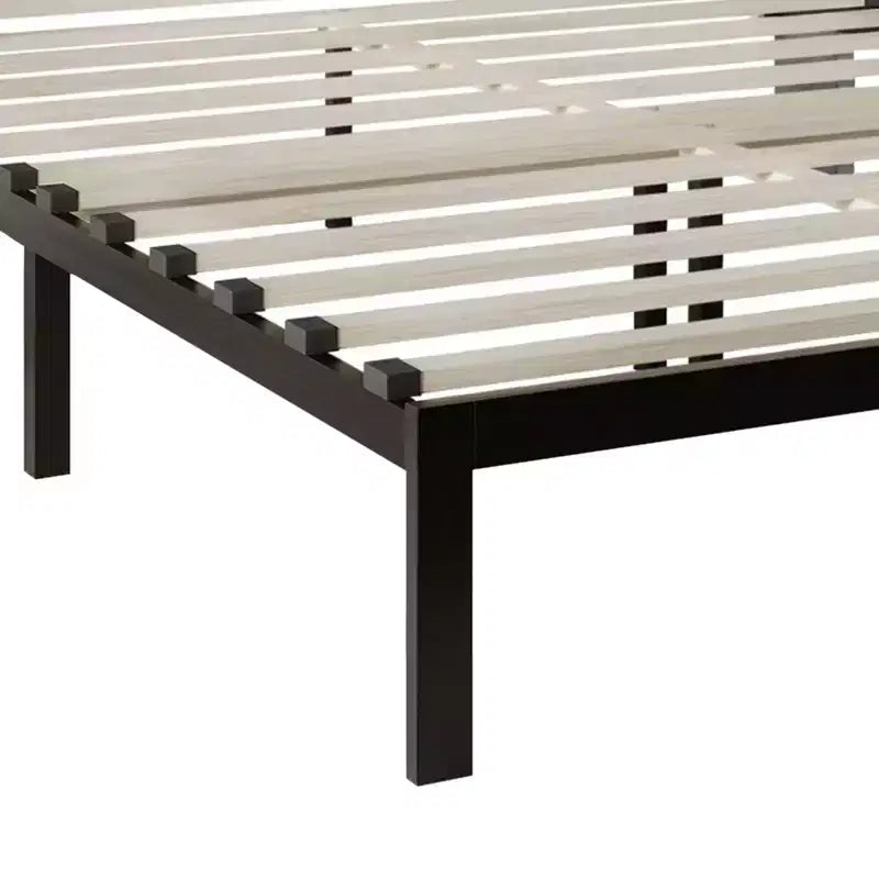 Lit plateforme en lin ChaletPosh