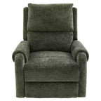 Fauteuil inclinable de massage rembourré en chenille pivotant et basculant Elmsford Modern de Christopher Knight Home