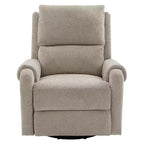 Fauteuil inclinable de massage rembourré en chenille pivotant et basculant Elmsford Modern de Christopher Knight Home