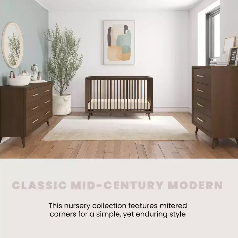 Commode double 6 tiroirs Child Craft Cranbrook pour chambre de bébé ou d'enfant, kit anti-basculement inclus pour éviter le basculement, finition non toxique, sans danger pour les bébés