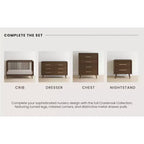 Commode double 6 tiroirs Child Craft Cranbrook pour chambre de bébé ou d'enfant, kit anti-basculement inclus pour éviter le basculement, finition non toxique, sans danger pour les bébés