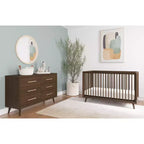 Commode double 6 tiroirs Child Craft Cranbrook pour chambre de bébé ou d'enfant, kit anti-basculement inclus pour éviter le basculement, finition non toxique, sans danger pour les bébés
