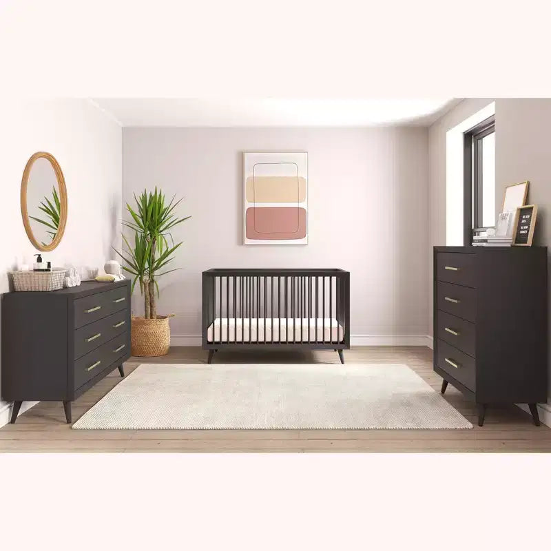 Commode double 6 tiroirs Child Craft Cranbrook pour chambre de bébé ou d'enfant, kit anti-basculement inclus pour éviter le basculement, finition non toxique, sans danger pour les bébés