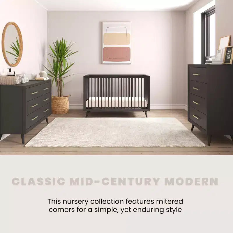 Commode double 6 tiroirs Child Craft Cranbrook pour chambre de bébé ou d'enfant, kit anti-basculement inclus pour éviter le basculement, finition non toxique, sans danger pour les bébés