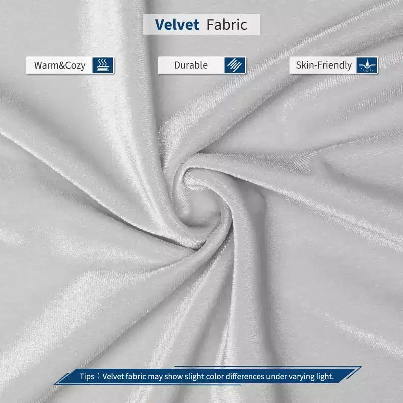 Lit de repos double COZONY avec barrières de sécurité, cadre de lit d'angle rembourré en velours avec tête de lit pour chambre d'enfant