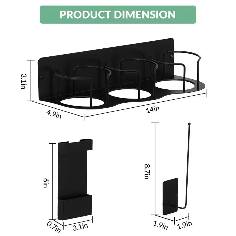 Porte-gobelet, Organisateur Magnétique Lot de 4 Porte-Gobelets pour Réfrigérateur avec Couvercle de Gobelet & Organiseurs de Pailles Adaptés aux Gobelets de 30/40 Oz pour Cuisine et Bureau