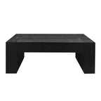 Table basseTable d'appoint rectangulaire contemporaine avec motif de cernes de boisTable d'appoint polyvalente pour salon et cuisine