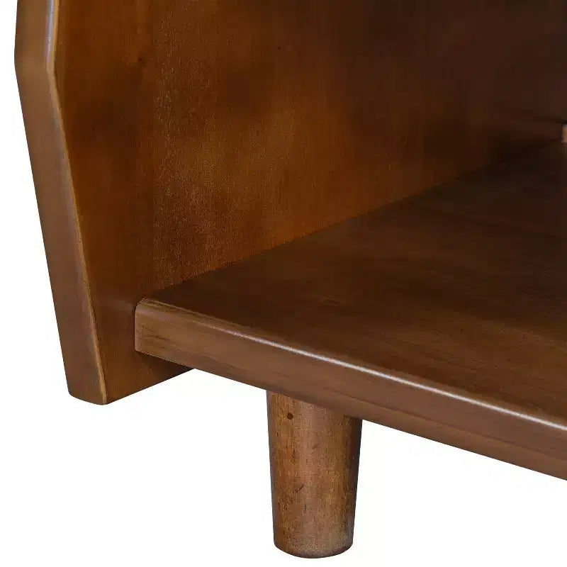 Christopher Knight Home Julia Table de chevet moderne en rotin avec 1 étagère ouverte et 1 tiroir