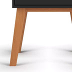 Table de chevet à 1 tiroir Child Craft SOHO pour chambre de bébé ou d'enfant, grand tiroir de rangement, fabriquée en pin robuste, finition non toxique et sans danger pour les bébés
