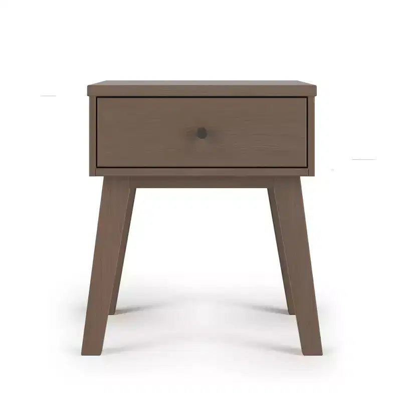 Table de chevet à 1 tiroir Child Craft SOHO pour chambre de bébé ou d'enfant, grand tiroir de rangement, fabriquée en pin robuste, finition non toxique et sans danger pour les bébés