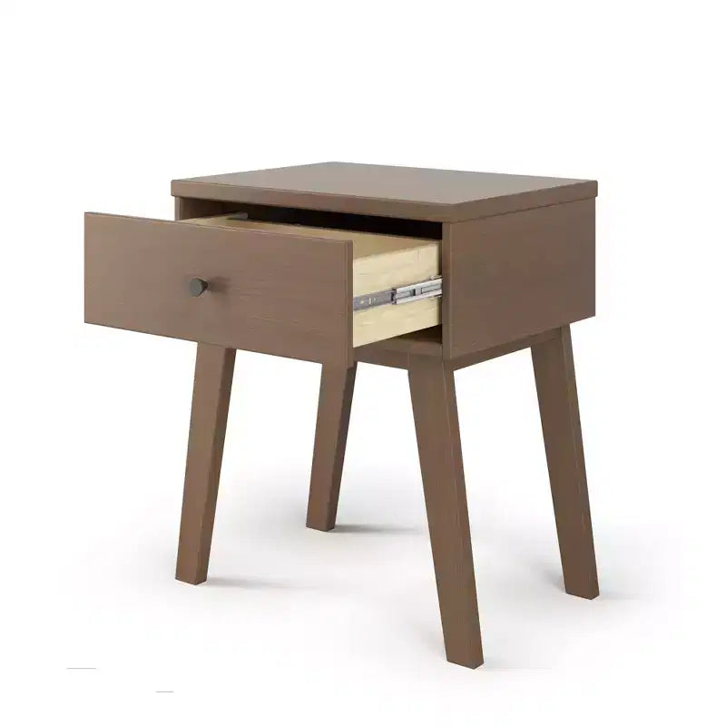 Table de chevet à 1 tiroir Child Craft SOHO pour chambre de bébé ou d'enfant, grand tiroir de rangement, fabriquée en pin robuste, finition non toxique et sans danger pour les bébés