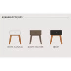 Table de chevet à 1 tiroir Child Craft SOHO pour chambre de bébé ou d'enfant, grand tiroir de rangement, fabriquée en pin robuste, finition non toxique et sans danger pour les bébés
