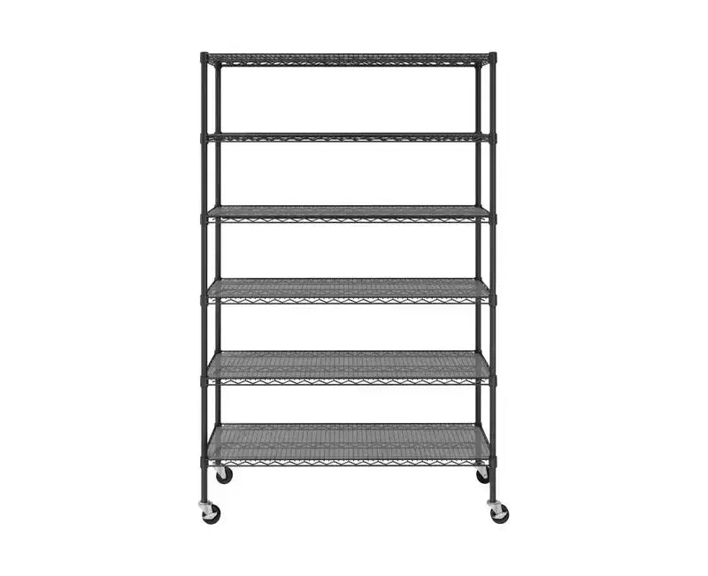 Étagère de rangement en fil d'acier 6 niveaux UltraDurable Seville Classics homologuée NSF, 48 x 18 po