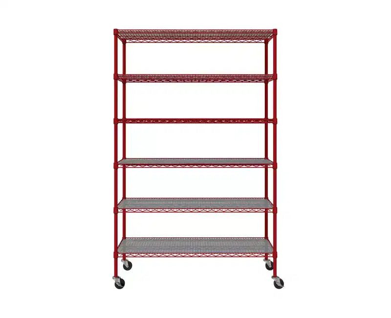 Étagère de rangement en fil d'acier 6 niveaux UltraDurable Seville Classics homologuée NSF, 48 x 18 po