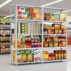Acekool Étagère métallique à 5 niveaux, robuste, réglable pour garage, 91x30x173 cm pour cuisine, cellier, sous-sol, buanderie