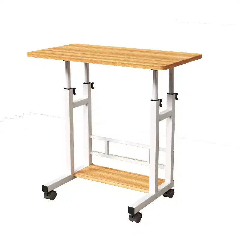 Table réglable mobile pour chevet ou dortoir, table d'ordinateur portable, d'étude et de salle à manger de 80x40cm pour la maison ou la chambre à coucher