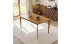 Table de cuisine rectangulaire TUYOHW 49 pour 4-6 personnes, table à manger minimaliste avec cadre en bois, table de salle à manger multifonctionnelle pour bureau, salon