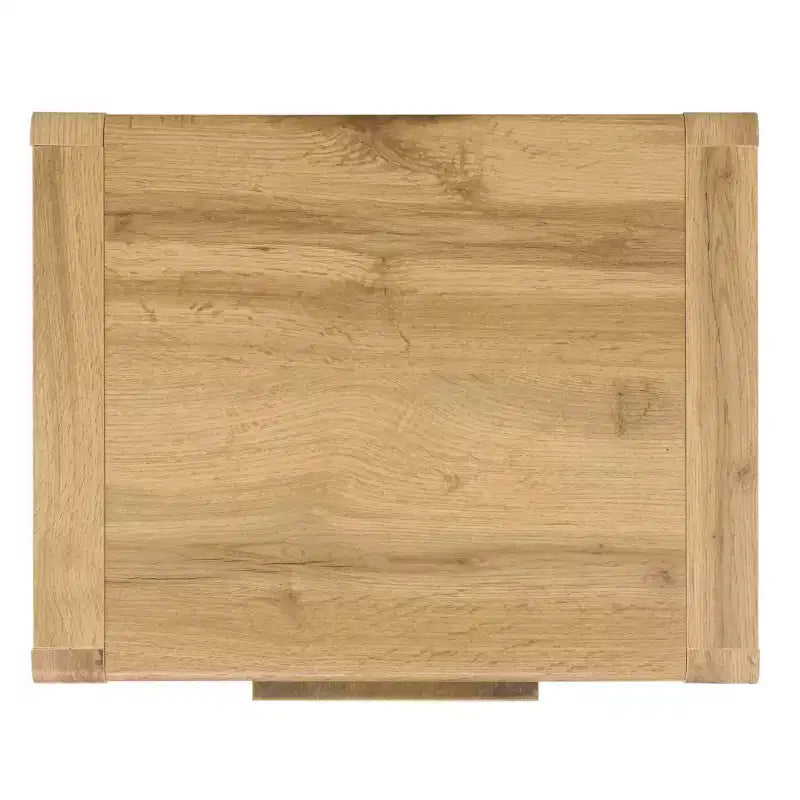Table de chevet Angeria 2 tiroirs - NST3109 - Chêne/Laiton - Safavieh