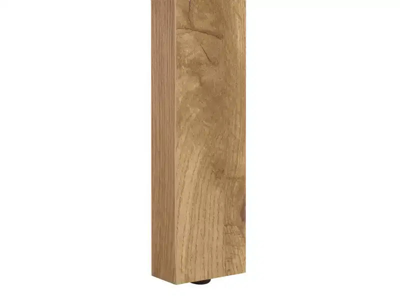 Table de chevet Angeria 2 tiroirs - NST3109 - Chêne/Laiton - Safavieh