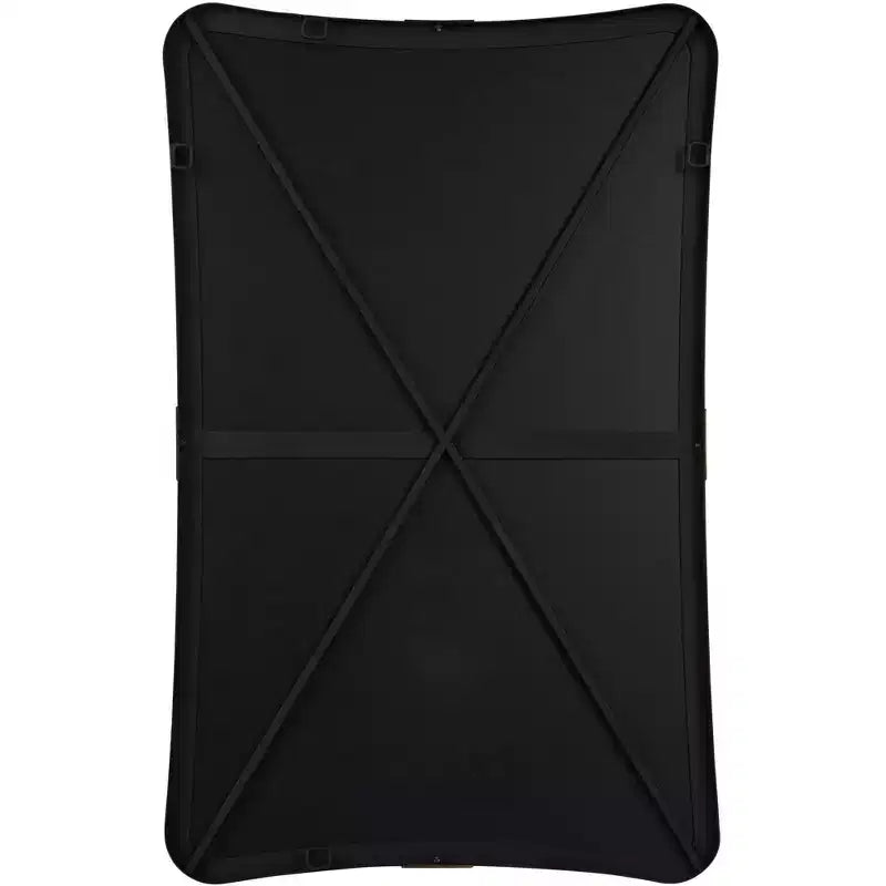 Miroir Mural Uttermost Saranac 24x38 Noir et Laiton